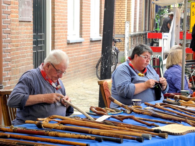 Historische markt in Almelo